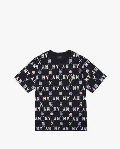  MLB - Áo thun unisex cổ tròn tay ngắn Summer Color Monogram 