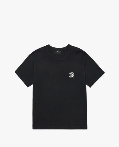  MLB - Áo thun unisex cổ tròn tay ngắn Checkerboard Back Logo 