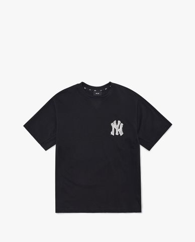  MLB - Áo thun cổ tròn ngắn tay Seamball Back Logo 