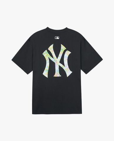 MLB - Áo thun unisex cổ tròn tay ngắn Summer Graphics Big Logo 