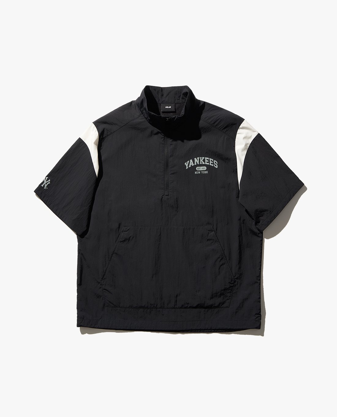 MLB - Áo khoác thể thao unisex tay ngắn Sporty Varsity Shoulder Color