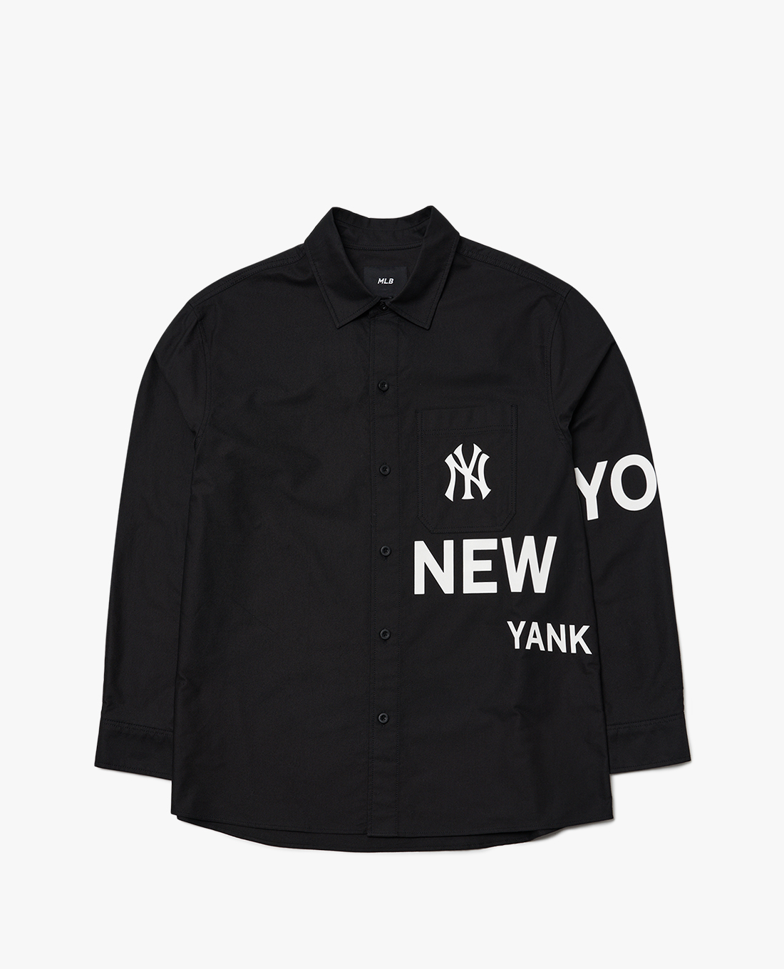 MLB - Áo sơ mi phom suông tay dài Canvas