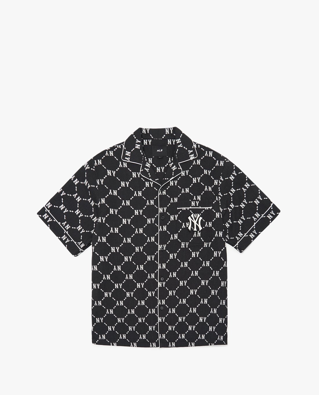 MLB - Áo sơ mi unisex tay ngắn Monogram Cotton