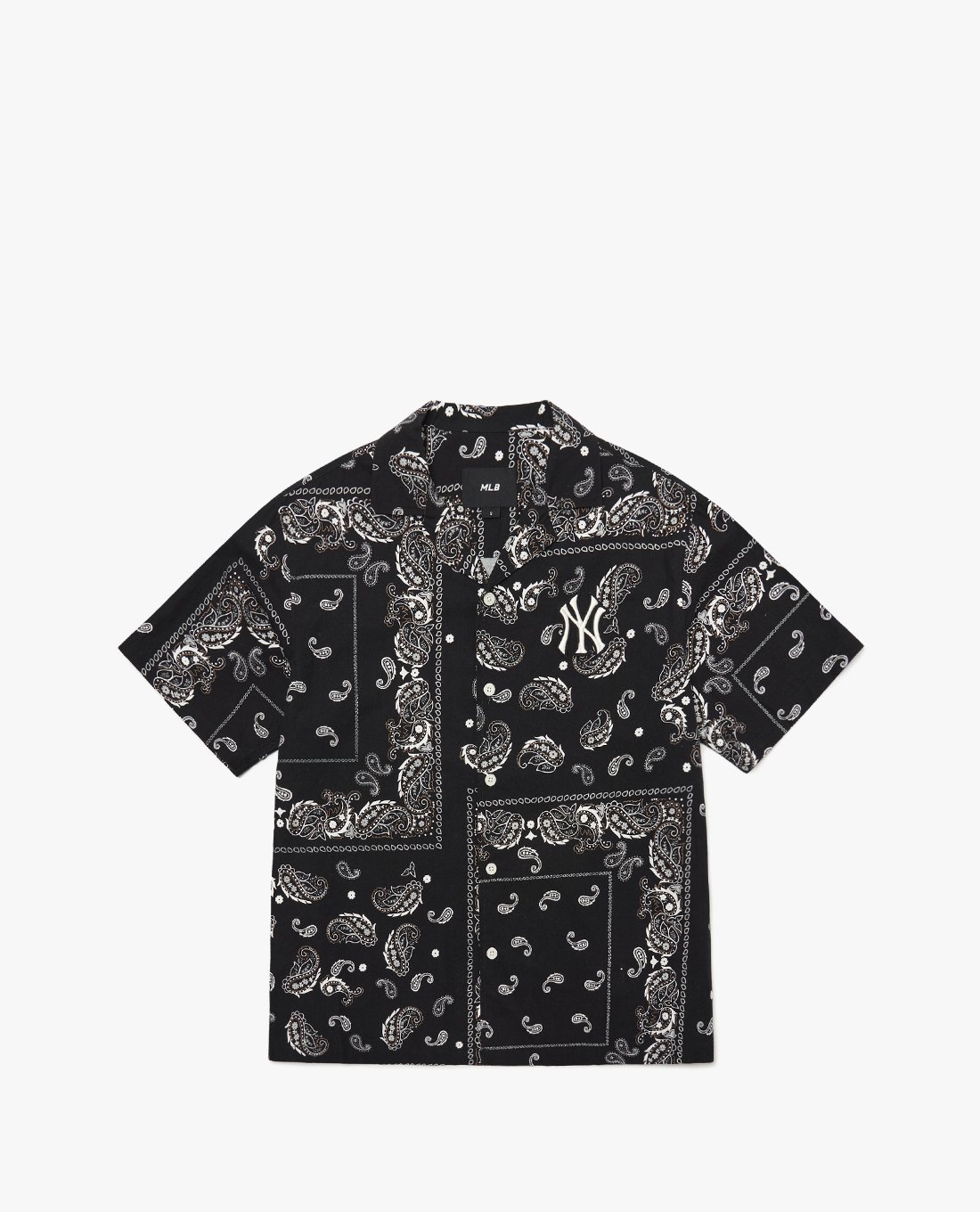 MLB - Áo sơ mi unisex tay ngắn Paisley