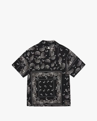  MLB - Áo sơ mi unisex tay ngắn Paisley 