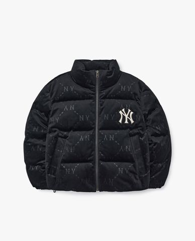  MLB - Áo khoác phao nữ tay dài Diamond Monogram 