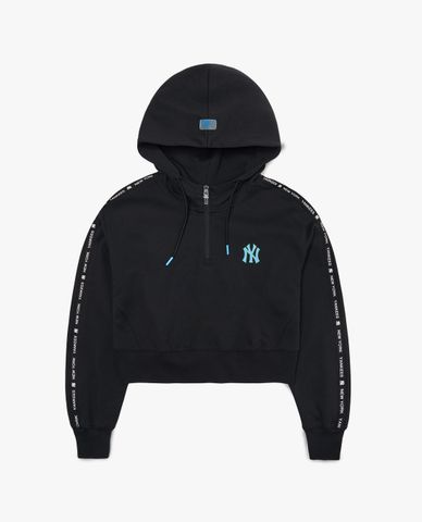  MLB - Áo hoodie nữ phom croptop Athleisure Anorak 