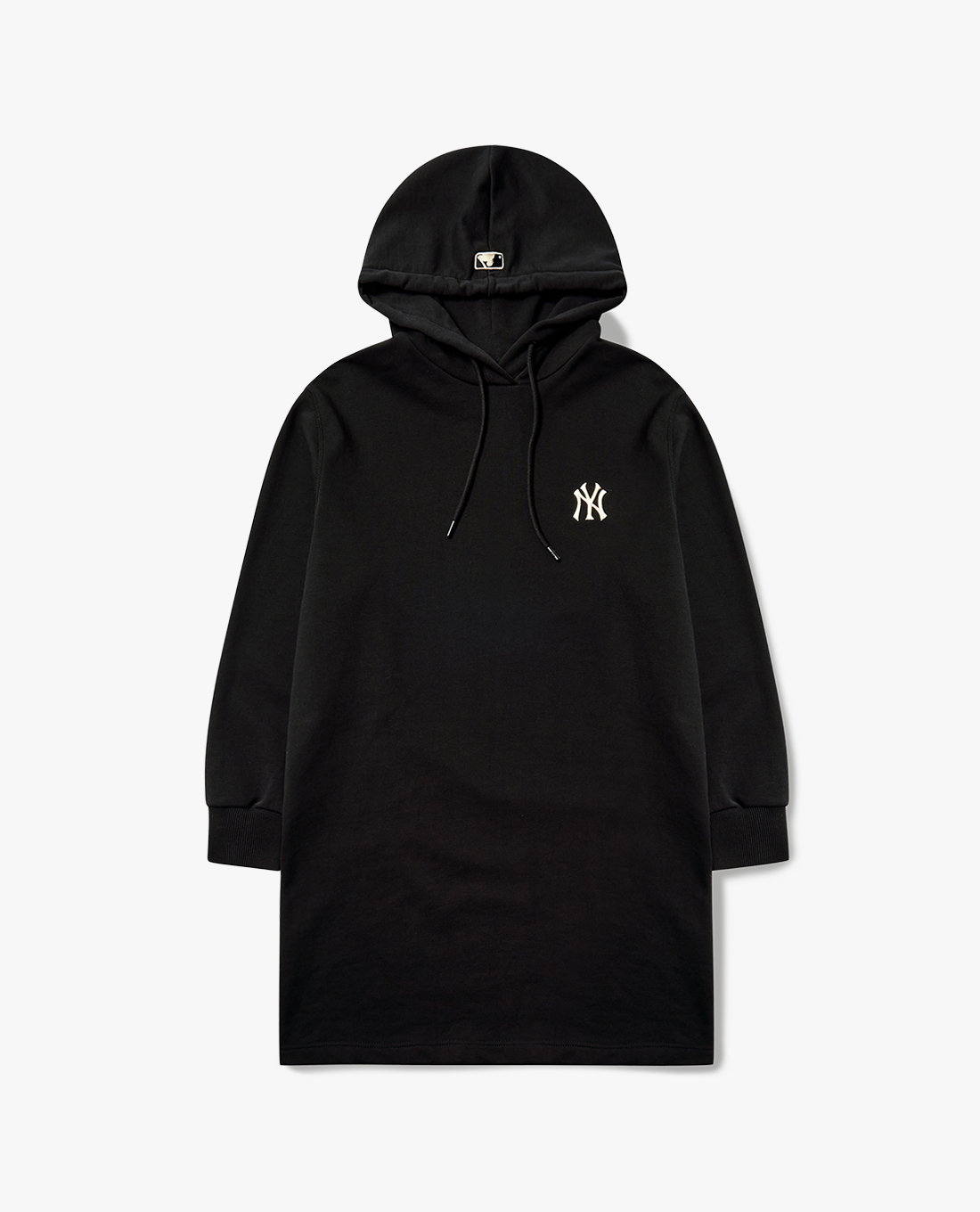 MLB - Đầm mini phom suông phối mũ trùm Monogram Block