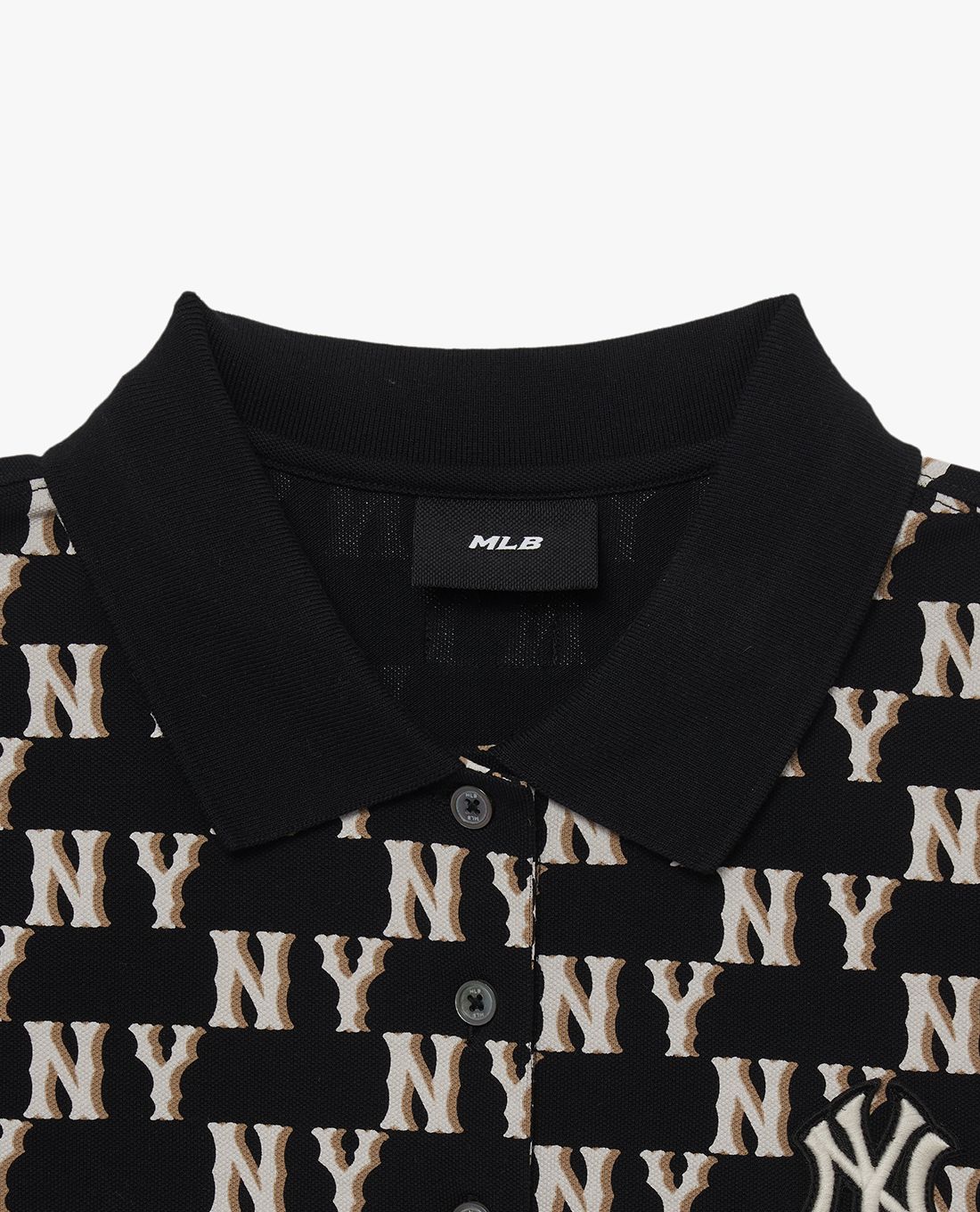 MLB - Đầm polo mini tay ngắn Classic Monogram Collar Dress MLB - Đầm polo mini tay ngắn Classic Monogram Collar Dress