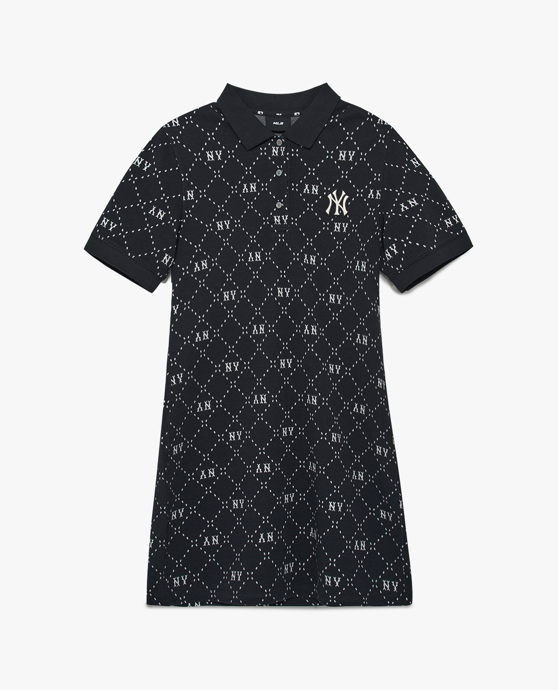 MLB - Đầm polo mini tay ngắn Dia Monogram Jaquard