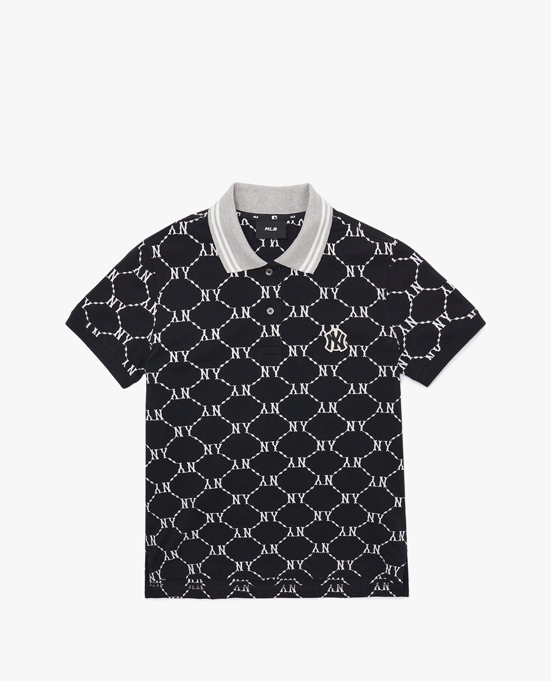 MLB - Áo polo nữ tay ngắn Monogram