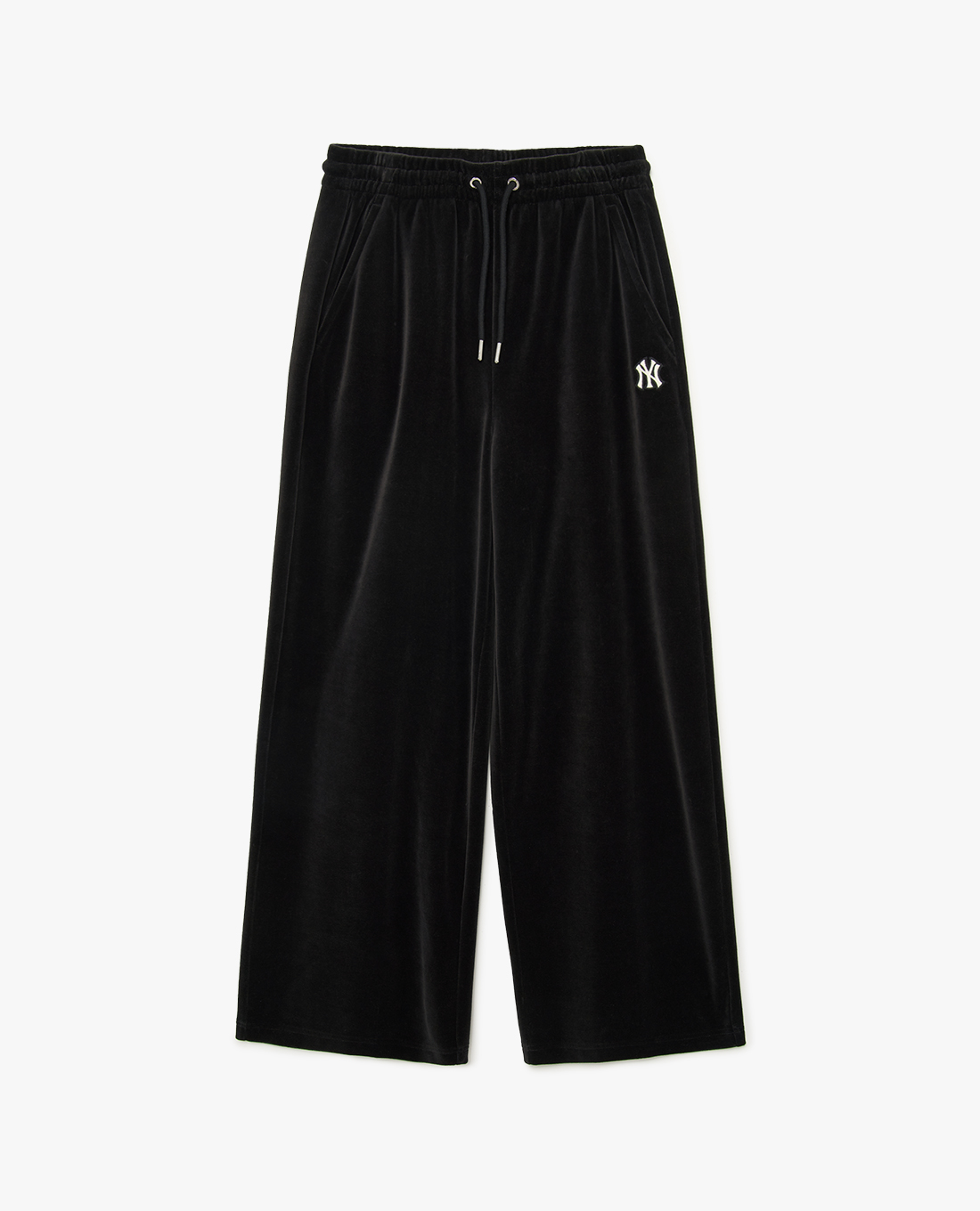 MLB - Quần dài nữ ống rộng lưng thun Velvet Wide New York Yankees