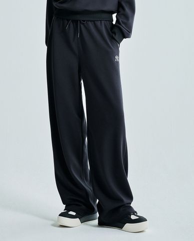  MLB - Quần dài nữ ống rộng lưng thun Basic Athleisure Small Logo 