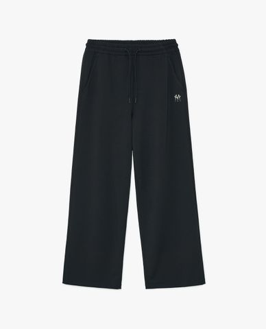  MLB - Quần dài nữ ống rộng lưng thun Basic Athleisure Small Logo 