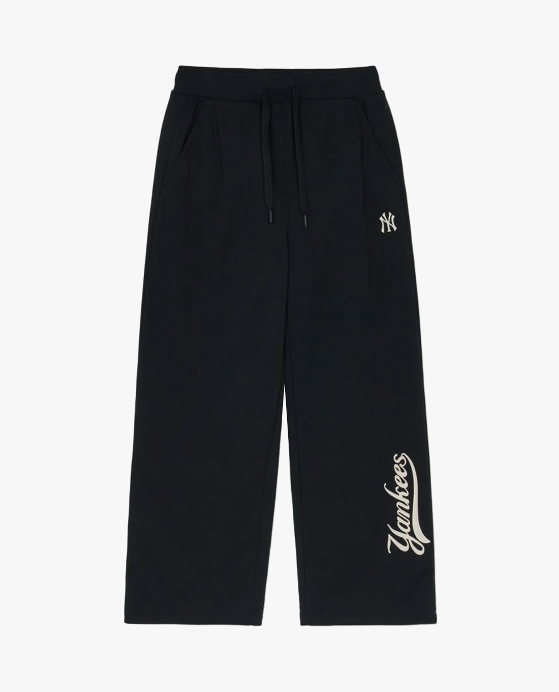MLB - Quần dài nữ ống rộng lưng thun Varsity