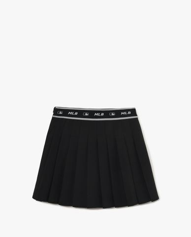  MLB - Chân váy xếp li mini Basic Small Logo 