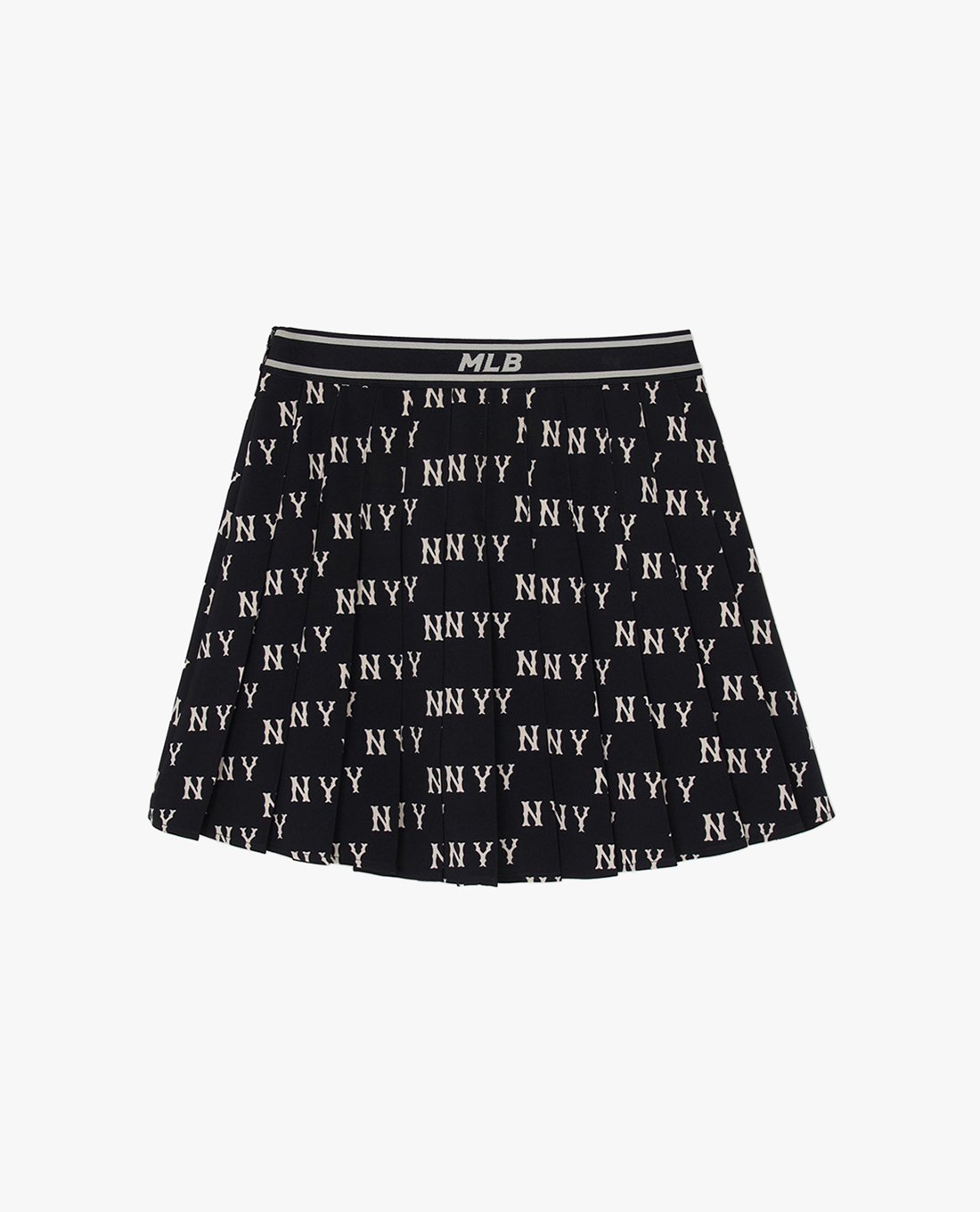 MLB - Chân váy xếp li mini Monogram