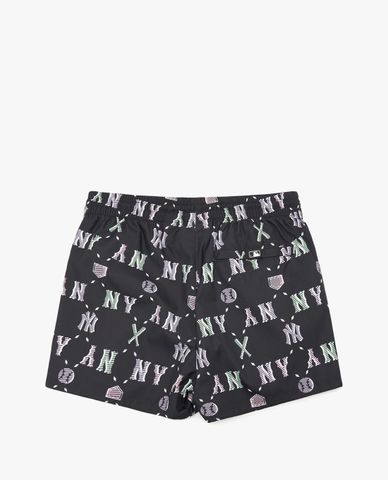  MLB - Quần shorts ngắn nữ lưng thun Summer Monogram Woven 