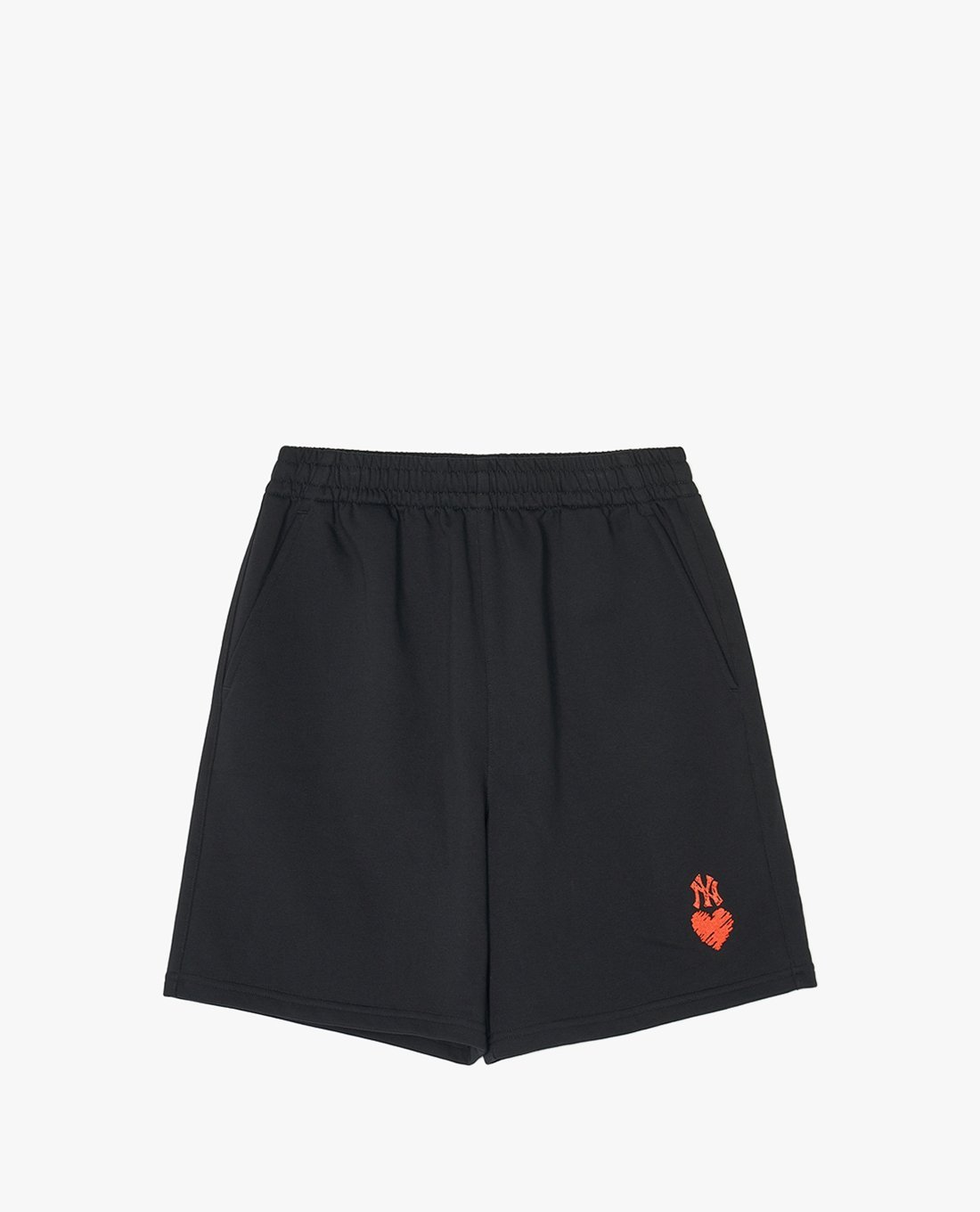 MLB - Quần short nữ ống rộng lưng thun phối logo trẻ trung