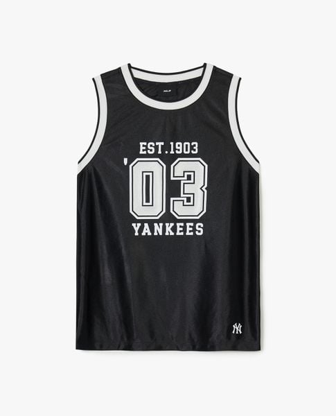 MLB - Áo ba lỗ nữ cổ tròn Sportive Varsity Number Graphic Nasity 