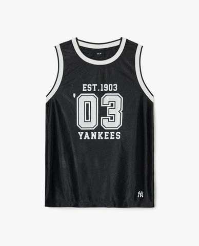  MLB - Áo ba lỗ nữ cổ tròn Sportive Varsity Number Graphic Nasity 