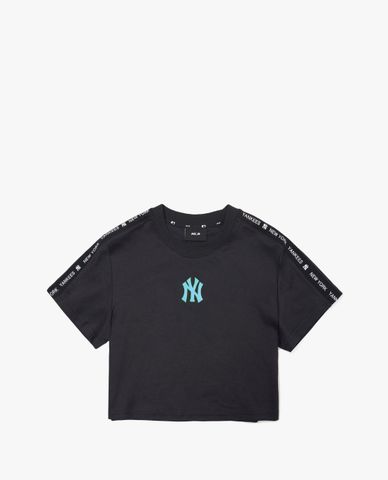  MLB - Áo croptop nữ tay ngắn Athleisure 