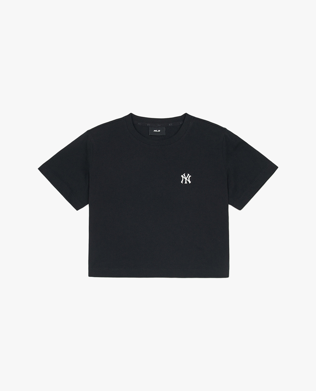 MLB - Áo croptop nữ cổ tròn tay ngắn Basic