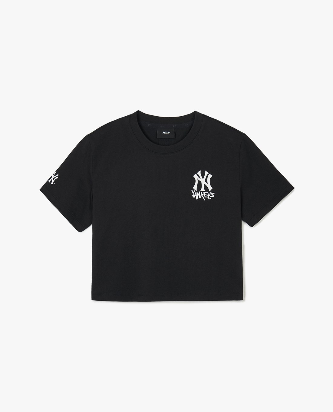 MLB - Áo croptop nữ cổ tròn tay ngắn Street Small Logo Functional