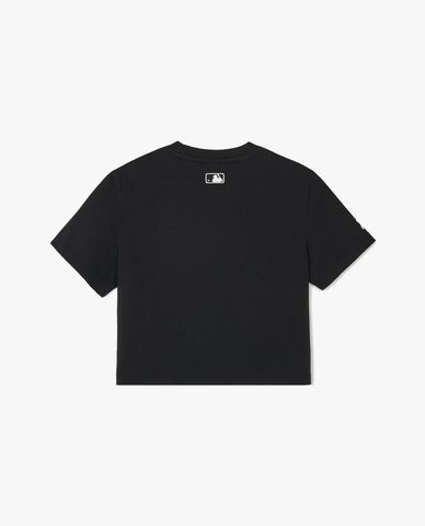  MLB - Áo croptop nữ cổ tròn tay ngắn Street Small Logo Functional 