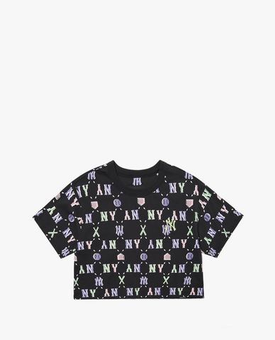  MLB - Áo croptop nữ tay ngắn Summer Monogram 