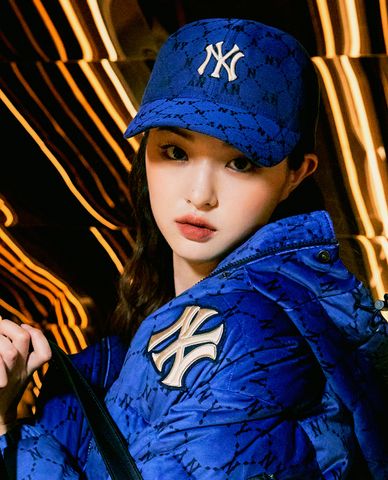  MLB - Nón bóng chày Monogram Diamond Jacquard 