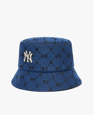  MLB - Nón bucket thời trang Monogram Diamond Jacquard 