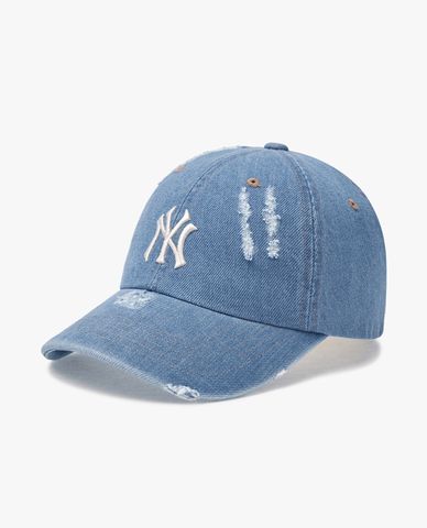  MLB - Nón bóng chày unisex Denim Unstructured 