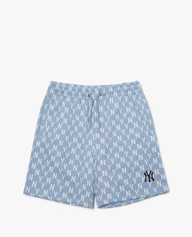  MLB - Quần shorts lưng thun Monogram Allover 