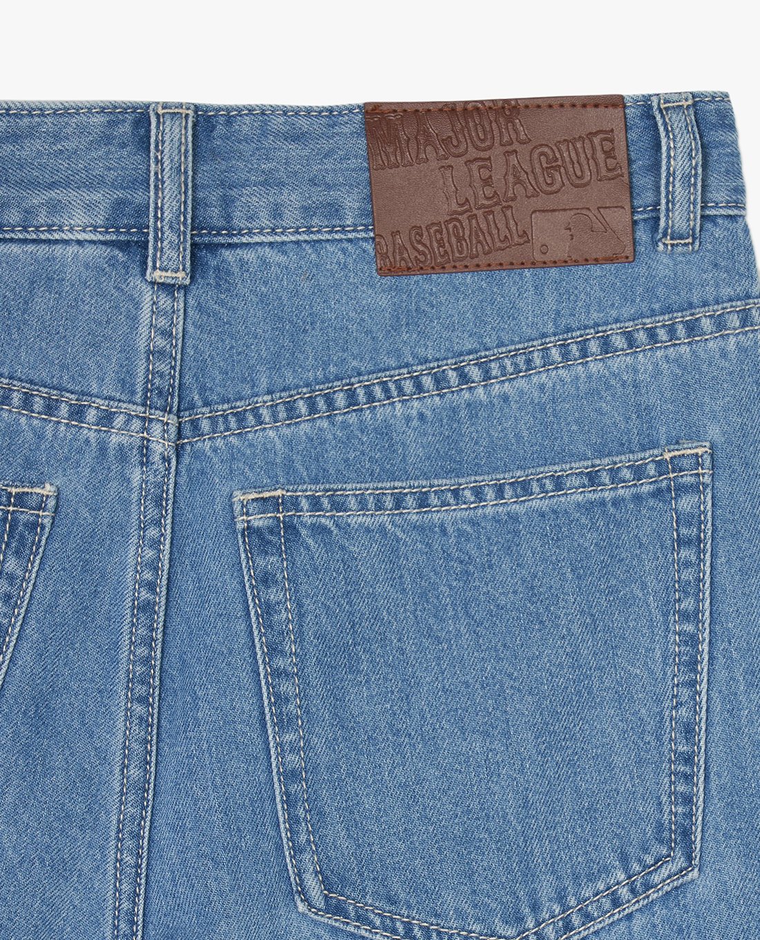 MLB - Quần jeans nữ ống rộng Basic Embroidery Logo MLB Việt Nam