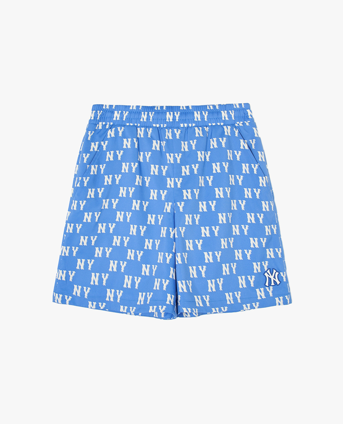 MLB - Quần short unisex ống rộng lưng thun Classic Monogram