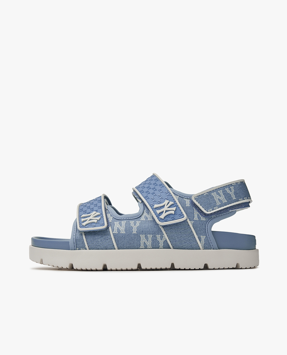 MLB - Giày sandals unisex đế thấp Chunky Liner Monogram
