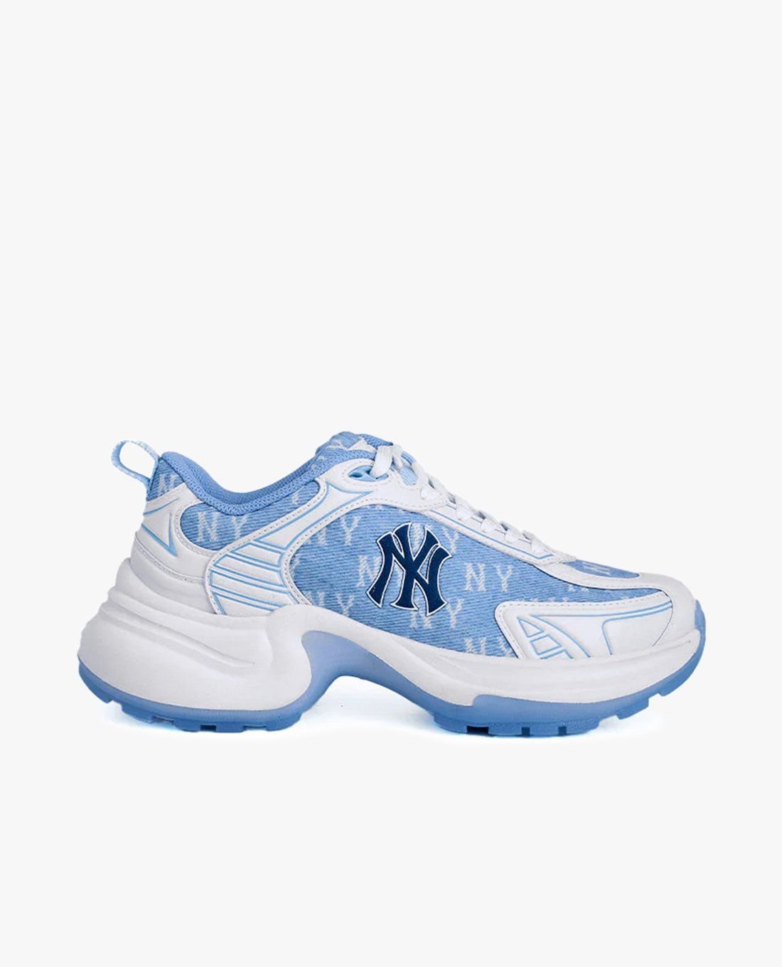 MLB - Giày sneakers unisex cổ thấp XLG Chunky Denim Monogram