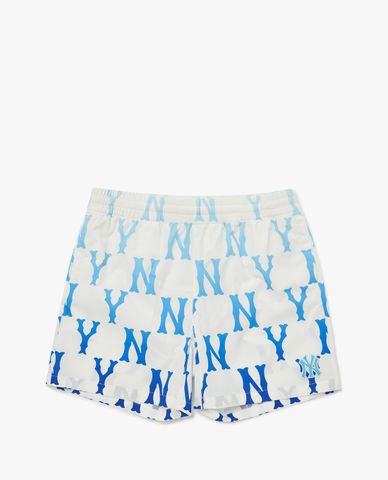  MLB - Quần shorts bơi nam lưng thun Gradation Monogram 