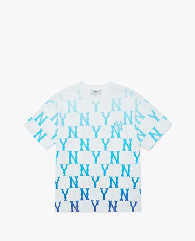  MLB - Áo thun tay ngắn cổ tròn Gradation Monogram Overfit 