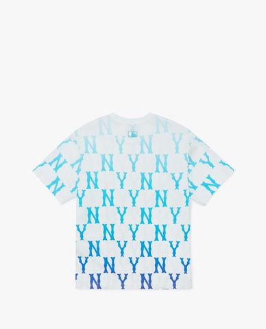  MLB - Áo thun tay ngắn cổ tròn Gradation Monogram Overfit 