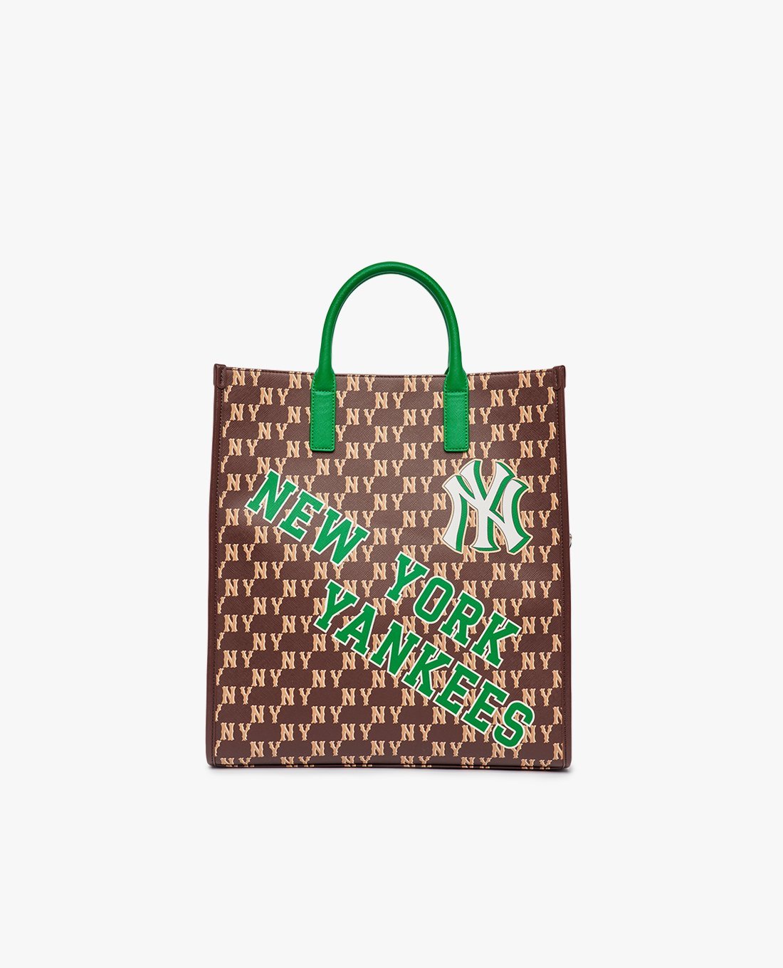 MLB - Túi tote unisex chữ nhật Monotive Coated Canvas Vertical