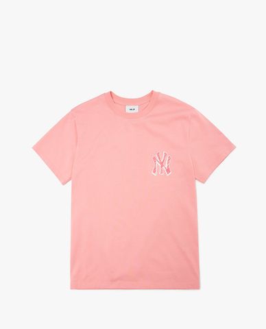  MLB - Áo thun unisex cổ tròn tay ngắn Basic Back Logo 
