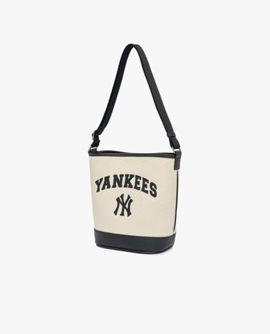  MLB - Túi đeo vai nữ Varsity Basic Canvas Bucket 