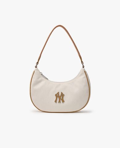  MLB - Túi đeo vai nữ Classic Monogram Jacquard 