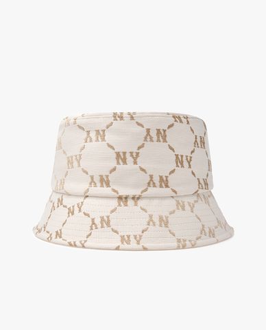  MLB - Nón bucket unisex Jacquard Dia Monogram 