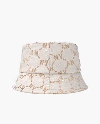  MLB - Nón bucket unisex Jacquard Dia Monogram 