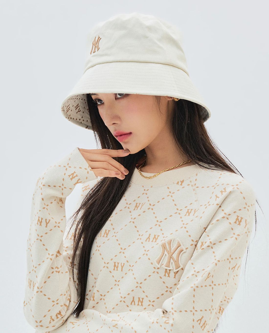 MLB - Nón bucket unisex Diamond Monogram Point MLB Việt Nam