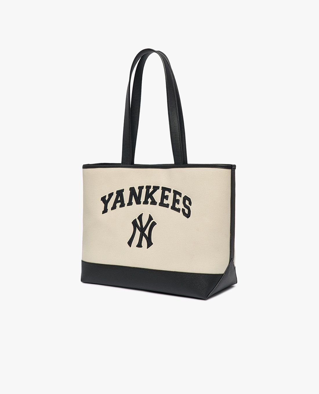 [ MLB ] VARSITY CANVAS LARGE ショッパーバッグ MLB Varsity Basic Canvas Bucket Bag NY White – The Factory KL