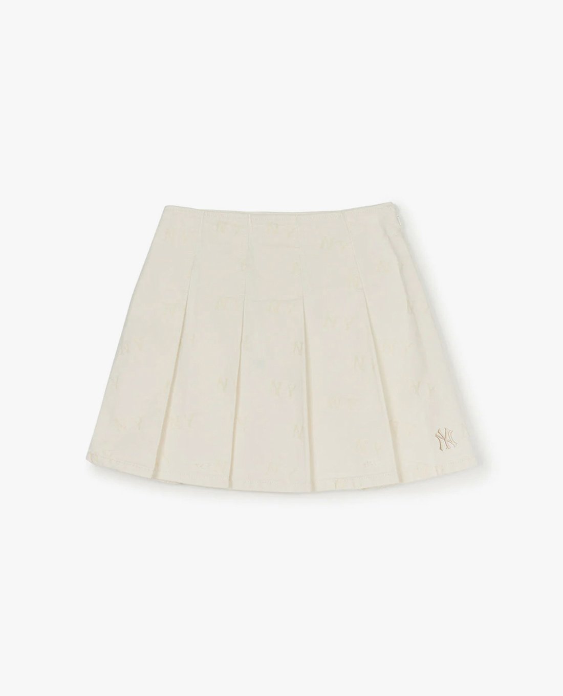 MLB - Chân váy denim mini Classic Random Jacquard Monogram